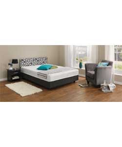 Layezee Ella Small Double Bed with Regular Mattress Charcoal from 