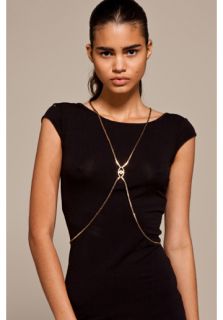 Low Luv Erin Wasson Evil Eye Body Chain in Antique Gold at Revolve 