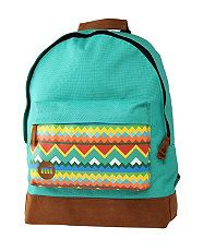 null (Multi Col) Mi Pac Turquoise Tribal Print Backpack  267181399 
