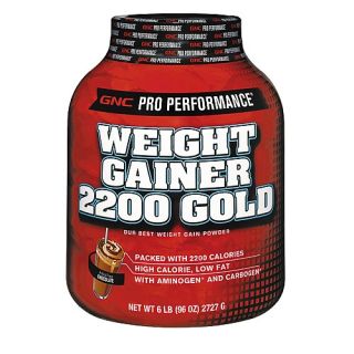 Buy the GNC Pro Performance® Weight Gainer 2200 Gold   Chocolate on 