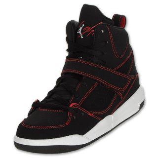 Jordan Flight 45 High Preschool Shoes  FinishLine  Black/Gym Red