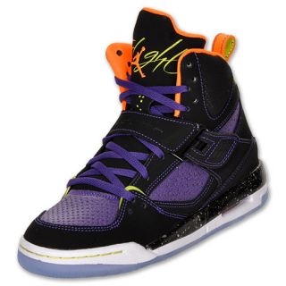 Jordan Flight 45 High Kids Shoes  FinishLine  Black/Purple 