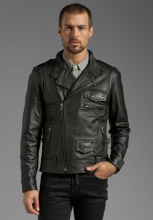 COMUNE Mitchell Motorcycle Jacket in Black  
