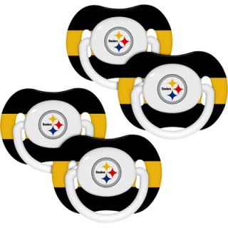 Baby Fanatic Pittsburgh Steelers Baby Pacifier   2 Pack  Meijer