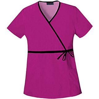 Cherokee Touch Womens Mock Wrap Scrubs Uniform Shirt  Meijer