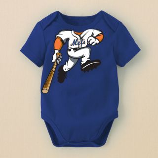 newborn   bodysuits   NY Mets bodysuit  Childrens Clothing  Kids 