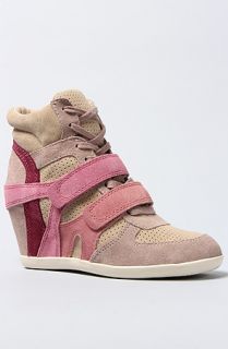 Ash Shoes The Bea Sneaker in Cipria Sand Rose and Bordeaux  Karmaloop 
