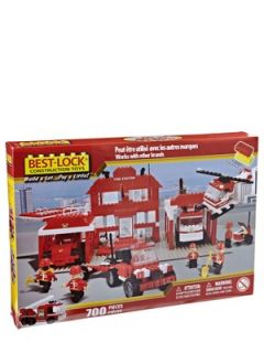 Best Lock 700 Piece Fire Station  Very.co.uk