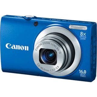 Canon PowerShot A4000 IS 16MP Digital Camera   Blue  Meijer