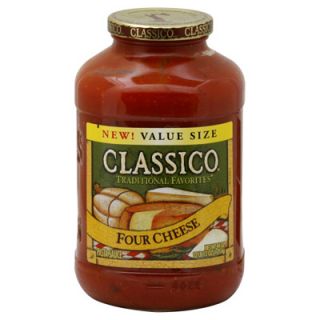 Classico Traditional Favorites Pasta Sauce   Four Cheese   1 Jar (44 