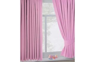 Living Kids Pink Blackout Curtains   66 x 54 Inch. from Homebase.co.uk 