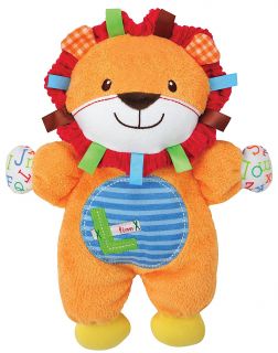 Kids Preferred Smarty Kids Comfort Cuddly Blanky, L is for Lion