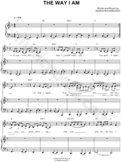 Image of Ingrid Michaelson   The Way I Am Sheet Music    