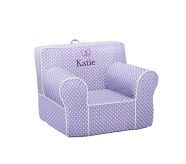 Lavender with White Piping Mini Dot Anywhere Chair Quicklook $ 119 