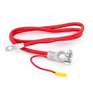 Image of Suzuki 4 Gauge Top Post Terminal Battery Cable   Red, 1 