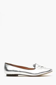 Wild Cat Loafer   Metallic Silver