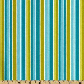 Peak Hour Flannel Stripe Blue   Discount Designer Fabric   Fabric
