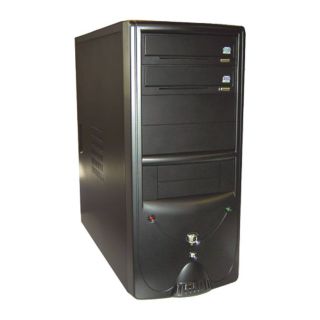 500W Black Midi Tower Case  PC Cases  Maplin Electronics 