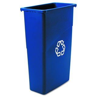 Rubbermaid Slim Jim Recycling Plastic Container, 23 Gallon Capacity 