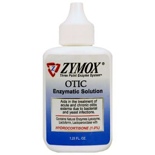 Zymox Otic Enzymatic Solution with Hydrocortisone (Click for Larger 