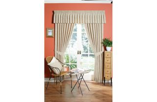 Whiteheads Livia Ivory Lined Curtains   44 x 54in from Homebase.co.uk 