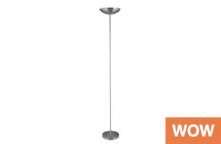 Greenwich Floor Lamp   Brushed Chrome   180cm from Homebase.co.uk 