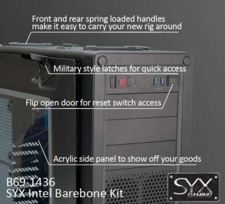 B69 4036   SYX barebone kit featuring Corsair Vengeance C70 showing 