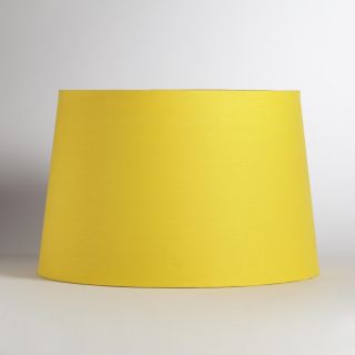 Yellow & Silver Embossed Floor Lamp Shade  World Market