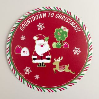Countdown to Christmas Placemat  World Market
