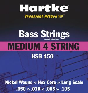 Hartke Medium Bass Strings (4 String, HSB450) at zZounds