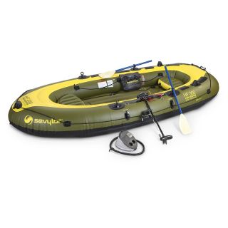 Sevylor Fish Hunter Inflatable Boat Kit   876559, Inflatables at 