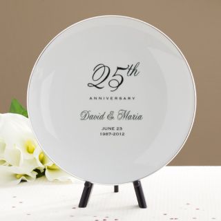 8719   Everlasting Love© Personalized Anniversary Keepsake Plate 