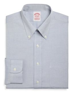Classic All Cotton Traditional Fit Button Down Dress Shirt   Brooks 