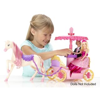 BARBIE™ PRINCESS CHARM SCHOOL Pop Up Canopy Carriage   Shop.Mattel 