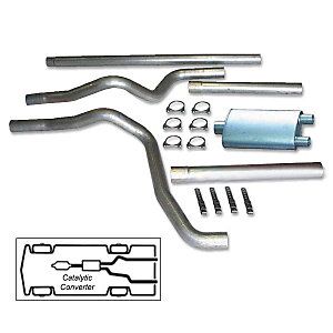 Heartthrob Exhaust 3 DUAL EXIT CAT BACK EXHAUST SYSTEMS   JCWhitney