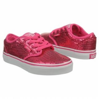 Athletics Vans Kids Atwood Pink Sequins/White FamousFootwear 