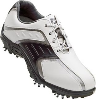 FootJoy Juniors Street Golf Shoes   FJ# 45017 (White/Black/Silver) at 