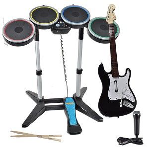Rock Band 2 Special Edition Video Game Bundle w/Wireless Guitar 