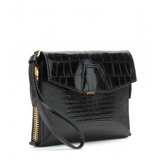 Alexander Wang   LYDIA EMBOSSED LEATHER CLUTCH   