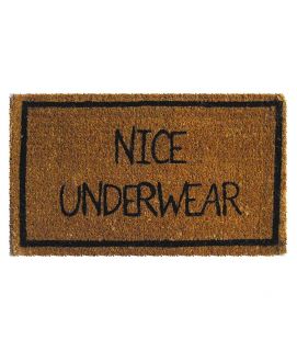 NICE UNDERWEAR MAT  Hilarious Doormat, Welcome Mat Humor, Undies 