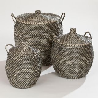 Jamilia Lidded Storage Basket Collection  World Market