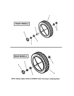 SNAPPER Mower Wheel brackets/latches (p  Parts  Model RP2167519BDV 