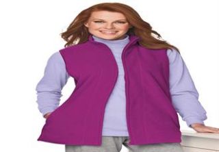 Plus Size Vest in fleece  Plus Size Jackets & Blazers  Woman Within 