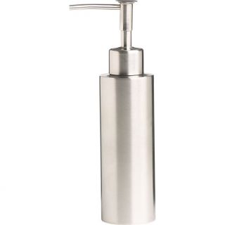 stainless steel soap pump in bath accessories  CB2