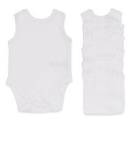 Mothercare My First Sleeveless Bodysuits  7 Pack   bodysuits 