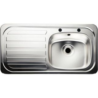 Single Bowl Sink LH 935x485mm   Single Bowl Sinks   Kitchen Sinks Unit 