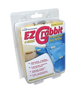 EZ Grabbit Tarp Holder, 6 in., 4 pk., Yellow   4207921  Tractor 