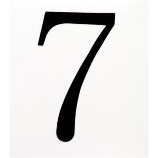 Self Adhesive Cut Out Vinyl Number 7   Numerals & Door Accessories 