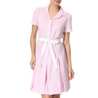 Anonymous by Ross & Bute Pink Gingham Cotton Dress