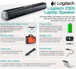 Buy the Logitech 984 000138 Z305 Laptop Speaker .ca